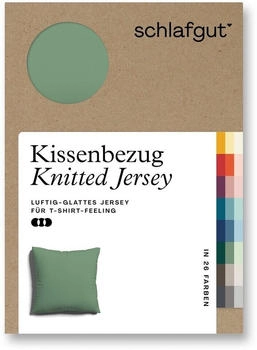 Schlafgut Knitted Bio 27001 / 2700K 80 x 80 cm Green Mid Schlafgut Knitted Bio 27001 / 2700K 80 x 80 cm Green Mid