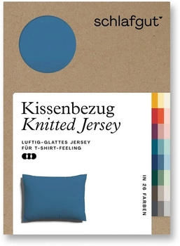 Schlafgut Knitted Bio 27001 / 2700K 70 x 90 cm Blue Mid