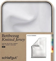 Schlafgut Bettbezug "Premium Bettbezug Knitted Jersey (1 St)" Ton-in-Ton