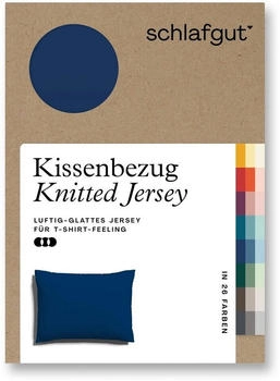 Schlafgut Knitted Bio 27001 / 2700K 60 x 80 cm Blue Deep