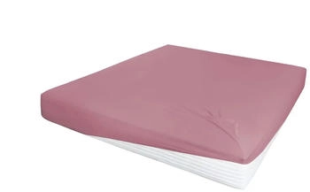 Prinz Exklusiv Feinjersey-Elasthan Spannbetttuch Boxspring 03700 90-100 x 200 cm Rosenholz