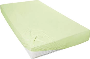 Prinz Exklusiv Mako-Jersey Spannbetttuch 02010 140-160 x 200 cm Limone