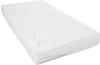 Prinz Exklusiv Mako-Jersey Spannbetttuch 02010 140-160 x 200 cm Weiß