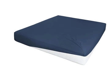 Prinz Exklusiv Feinjersey-Elasthan Spannbetttuch Boxspring 03700 90-100 x 200 cm Marine