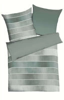 Kaeppel Wendebettw&auml;sche "TIMELESS 100% Baumwolle" 2 Stk. mit breiten Streifen,