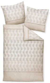 Janine Feinbiber Davos 65155 naturell rauchperle 155x220+80x80 cm – Janine Feinbiber Davos 65155 naturell rauchperle für behagliche Winternächte