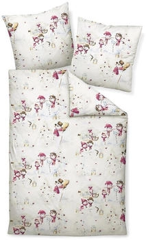 Janine Feinbiber Davos 65149 Schneemann rot blau 155x220+80x80 cm Janine Feinbiber Davos 65149 Schneemann rot blau 155x220+80x80 cm