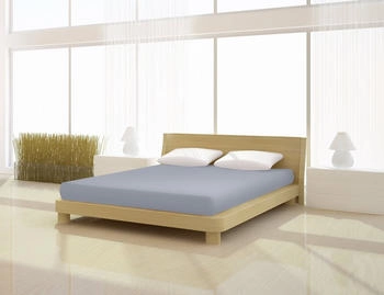 Mister Sandman Spannbettlaken Full Elastan de luxe 180-200 x 200-220 cm chrom