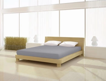 Mister Sandman Spannbettlaken Spannbetttuch Jersey classic 140 - 160 x 200 cm asche