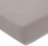 Estella Spannbettlaken Samt-Velours 200x200 kiesel