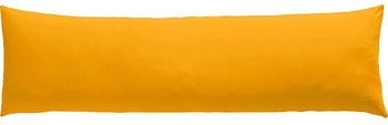 Erwin Müller Single-Jersey Seitenschläferkissenbezug Murnau gelb 40x140 cm