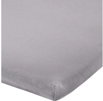 Erwin Müller Single-Jersey Topper-Spannbettlaken Murnau grau 180x200 cm - 200x200 cm