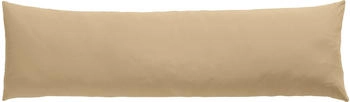 Erwin Müller Single-Jersey Seitenschläferkissenbezug Murnau braun-beige 40x140 cm