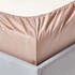 Homescapes Premium-Spannbettlaken - 100 % ägyptische Baumwolle 90x190cm beige