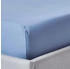 Homescapes Premium-Spannbettlaken - 100 % ägyptische Baumwolle 120x190cm blau