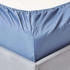Homescapes Premium-Spannbettlaken - 100 % ägyptische Baumwolle 120x190cm blau