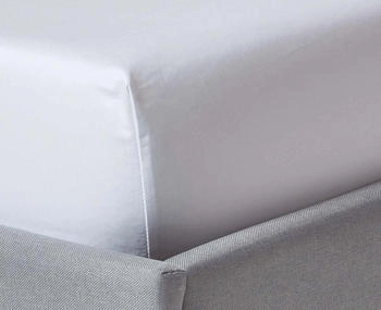 Homescapes Premium-Spannbettlaken - 100 % &auml;gyptische Baumwolle 90x190cm wei&szlig;