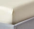Homescapes Satin-Spannbettlaken creme 90x190cm