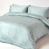 Homescapes Satin-Spannbettlaken hellblau 120x190cm
