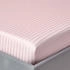 Homescapes Damast Spannbettlaken - 100 % Ägyptische Baumwolle rosa 90x190cm