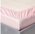 Homescapes Damast Spannbettlaken - 100 % Ägyptische Baumwolle rosa 90x190cm