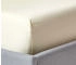 Homescapes Premium-Spannbettlaken - 100 % ägyptische Baumwolle 90x190cm creme-vanille