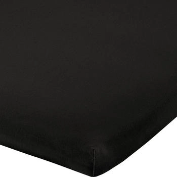 Erwin Müller Elasthan-Jersey-Stretch Topper-Spannbettlaken Freising schwarz 180x200 cm 200x220 cm