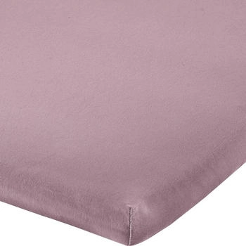 Erwin Müller Elasthan-Jersey-Stretch Topper-Spannbettlaken Freising violett 180x200 cm 200x220 cm