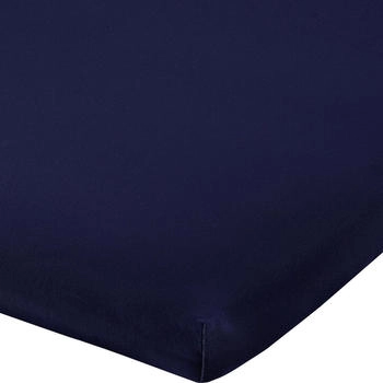 Erwin Müller Elasthan-Jersey-Stretch Topper-Spannbettlaken Freising blau 180x200 cm 200x220 cm