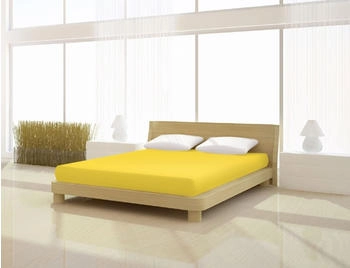 Mister Sandman Spannbettlaken Full Elastan de luxe 180 x 200 cm citrone