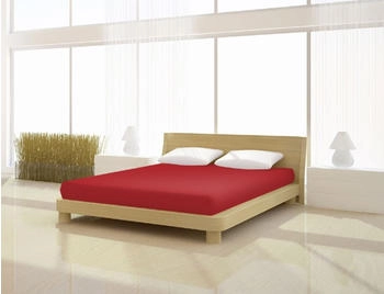 Mister Sandman Spannbettlaken Fein Jersey de luxe 140 - 160 x 200 cm kirsch
