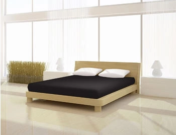 Mister Sandman Spannbetttuch Jersey classic 180 - 200 x 200 cm schwarz