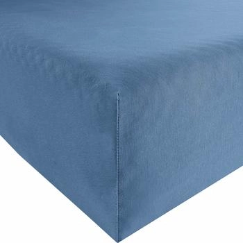 Erwin Müller Interlock-Jersey Spannbettlaken Memmingen blau 90x190 cm 100x200 cm