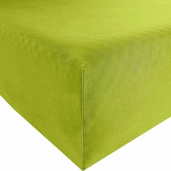 Erwin Müller Interlock-Jersey Spannbettlaken Memmingen grün 90x210 cm 100x220 cm