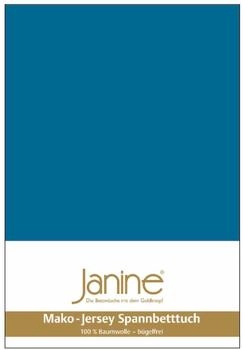 Janine Mako-Feinjersey Spannbettlaken denim (5007-62)