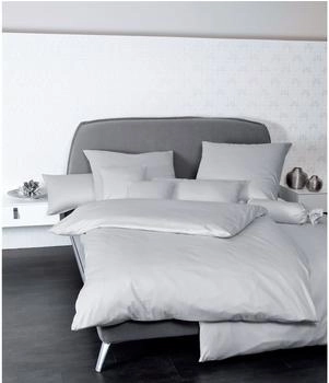 Janine Mako-Satin Kissenbezug Colors Platin (31001-28)