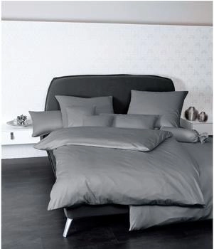 Janine Colors Mako-Satin Kissenbezug graphit (31001-48)