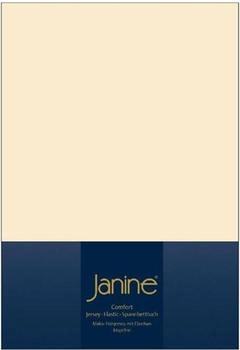 Janine Jersey-Elasthan Spannbettlaken für Topper, Farbe leinen (5001-27)