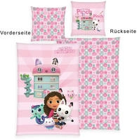 Dreamworks Gabby&rsquo;s Dollhouse Kinderbettw&auml;sche "Gabbys Dollhouse" 2 Stk. mit tollem