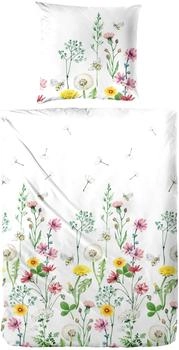 Primera Renforce-Bettwäsche Oh my Garden mit zarten Blüten grün-gelb (69460968)