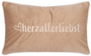 pad Letters Kissenhülle 30x50 cm weiß-beige