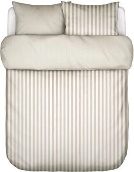 Marc O'Polo Classic Stripe Bettwäsche beige zum Wenden (101816-170-01)