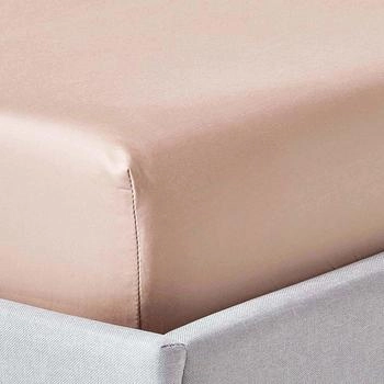 Homescapes Premium-Spannbettlaken - 100 % &auml;gyptische Baumwolle beige 140x200cm