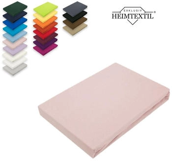 Exklusiv Heimtextil Marke Jersey Spannbettlaken 90 100 x 200 cm Rosa