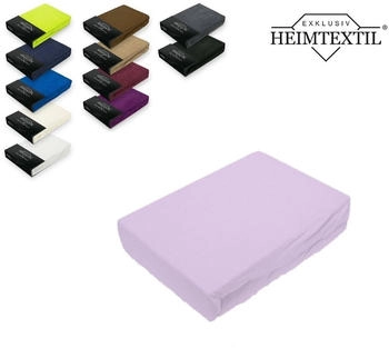 Exklusiv Heimtextil Frottee Spannbettlaken Rundumgummizug Marke 140 x 200 cm Flieder