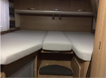 Exklusiv Heimtextil Frottee Spannbettlaken für Wohnmobile Heckbett 3-teilig 2...