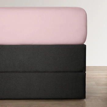 Bettwaren-Shop BettwarenShop Jersey-Elasthan Boxspring Spannbettlaken Multi-Stretch für hohe Matratzen 180x200 200x220 cm altrose