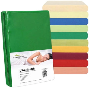 Bettwaren-Shop BettwarenShop Jersey Spannbetttuch Ultra-Stretch 90x200 100x220 cm bleuBettwarenShop Jersey Spannbetttuch Ultra-Stretch