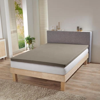 Bettwaren-Shop BettwarenShop Jersey-Elasthan Topper Spannbettlaken Multi-Stretch 90x190 100x220 cm kiesel