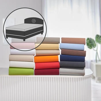 Bettwaren-Shop BettwarenShop Jersey-Elasthan Topper Spannbettlaken Multi-Stretch 140x200 160x220 cm kiesel
